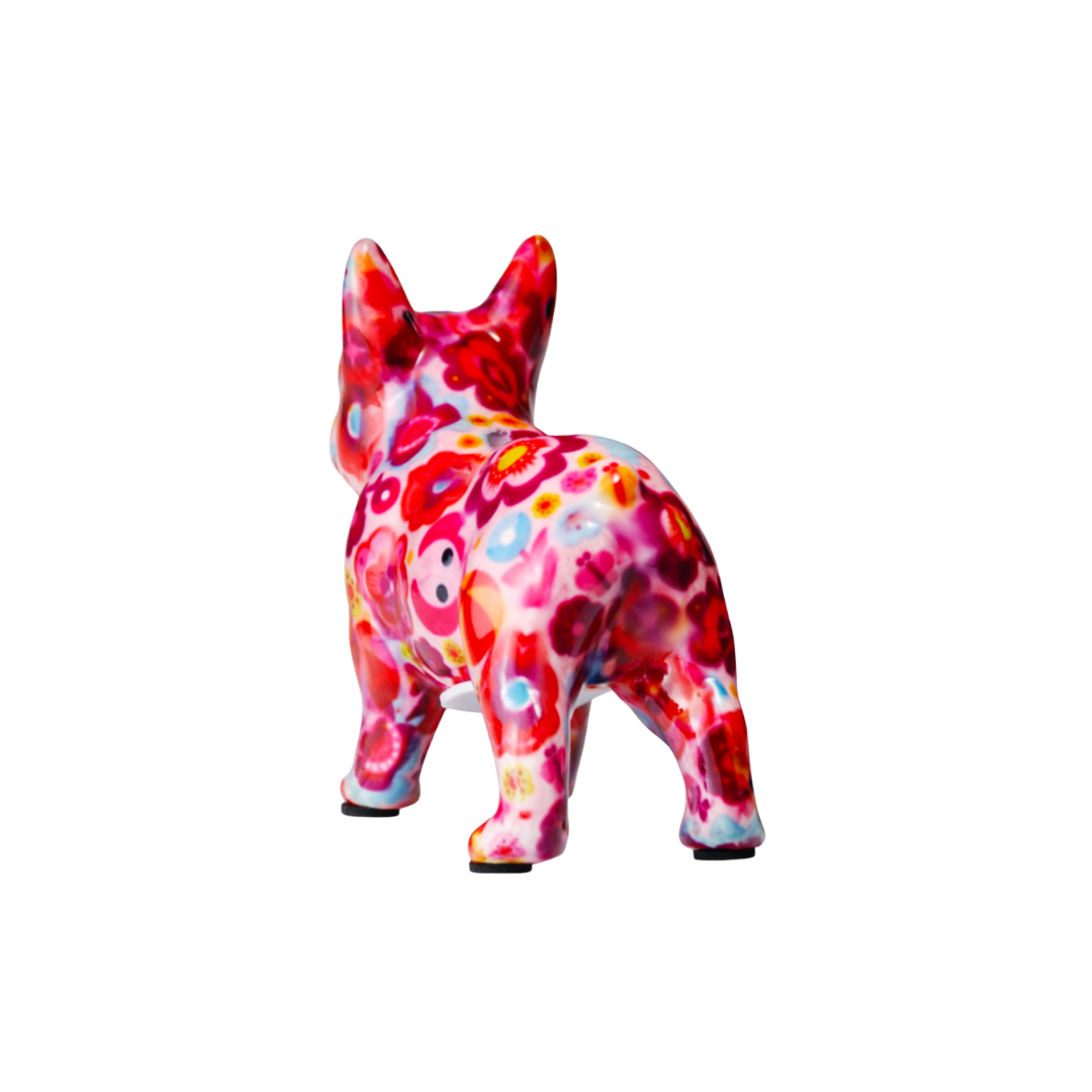Tirelire "Bulldog Français Rose" (Petite Taille)