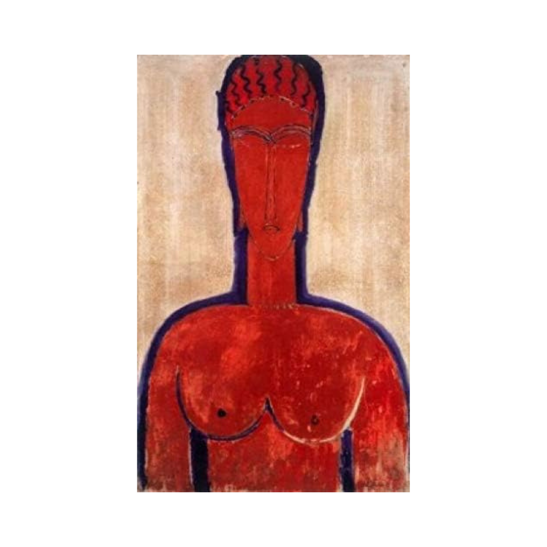 Sculpture “Buste Rouge”