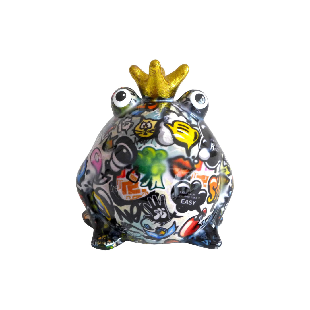 Tirelire "Grenouille Freddy" – Graffiti Multicolore