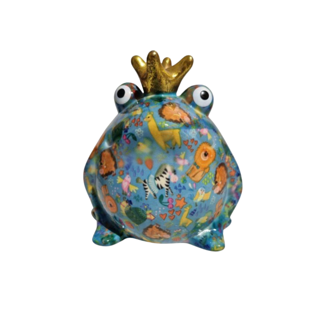 Tirelire "Grenouille Freddy" – Safari Bleu