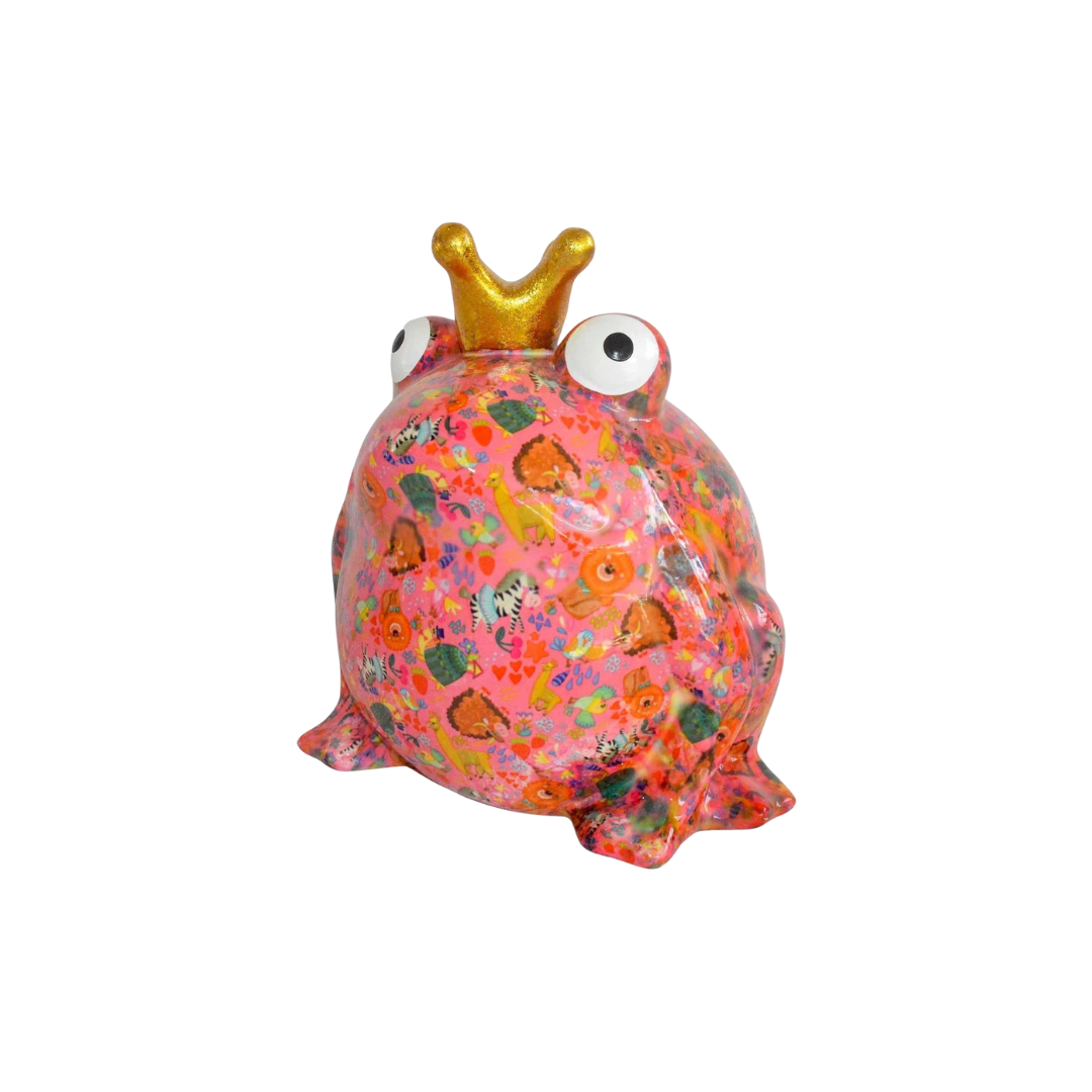 Tirelire "Grenouille Freddy" – Rose