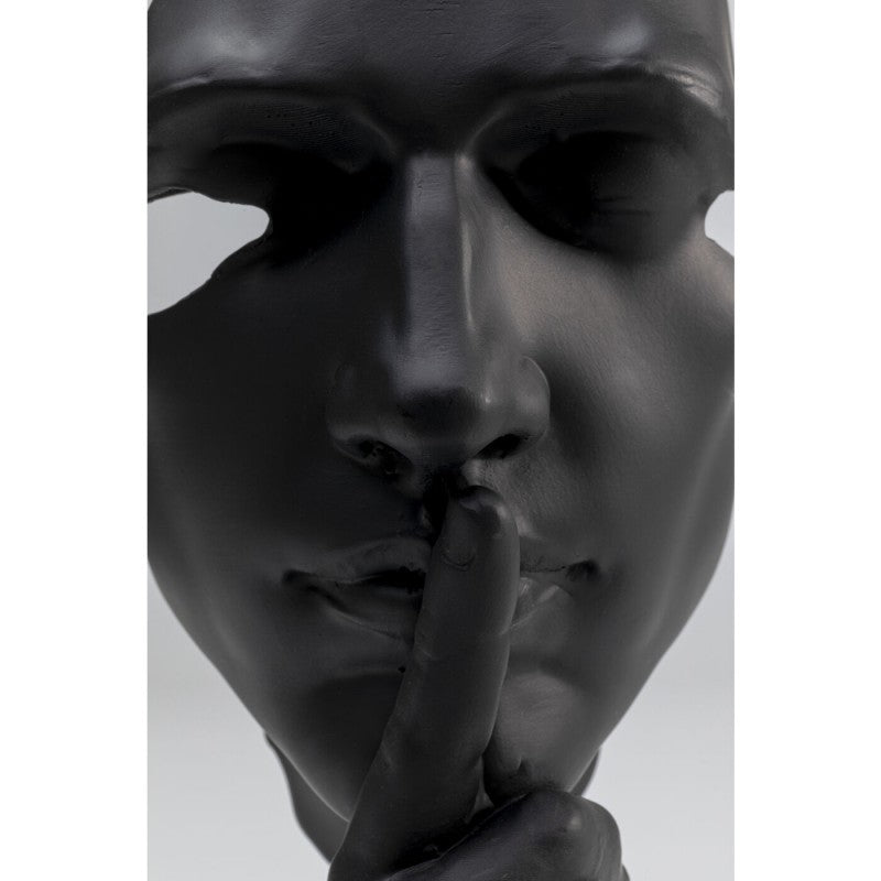 Déco Visage Main Noir