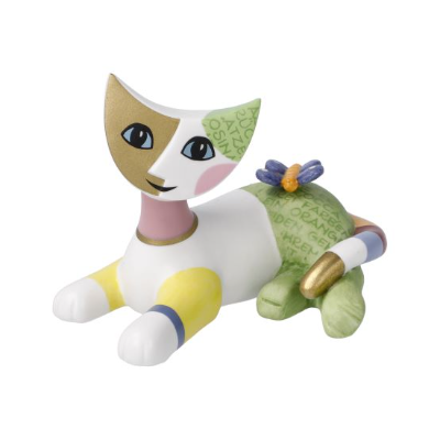 Figurine Décorative Chat Riposa James Constable Goebel porcelaine