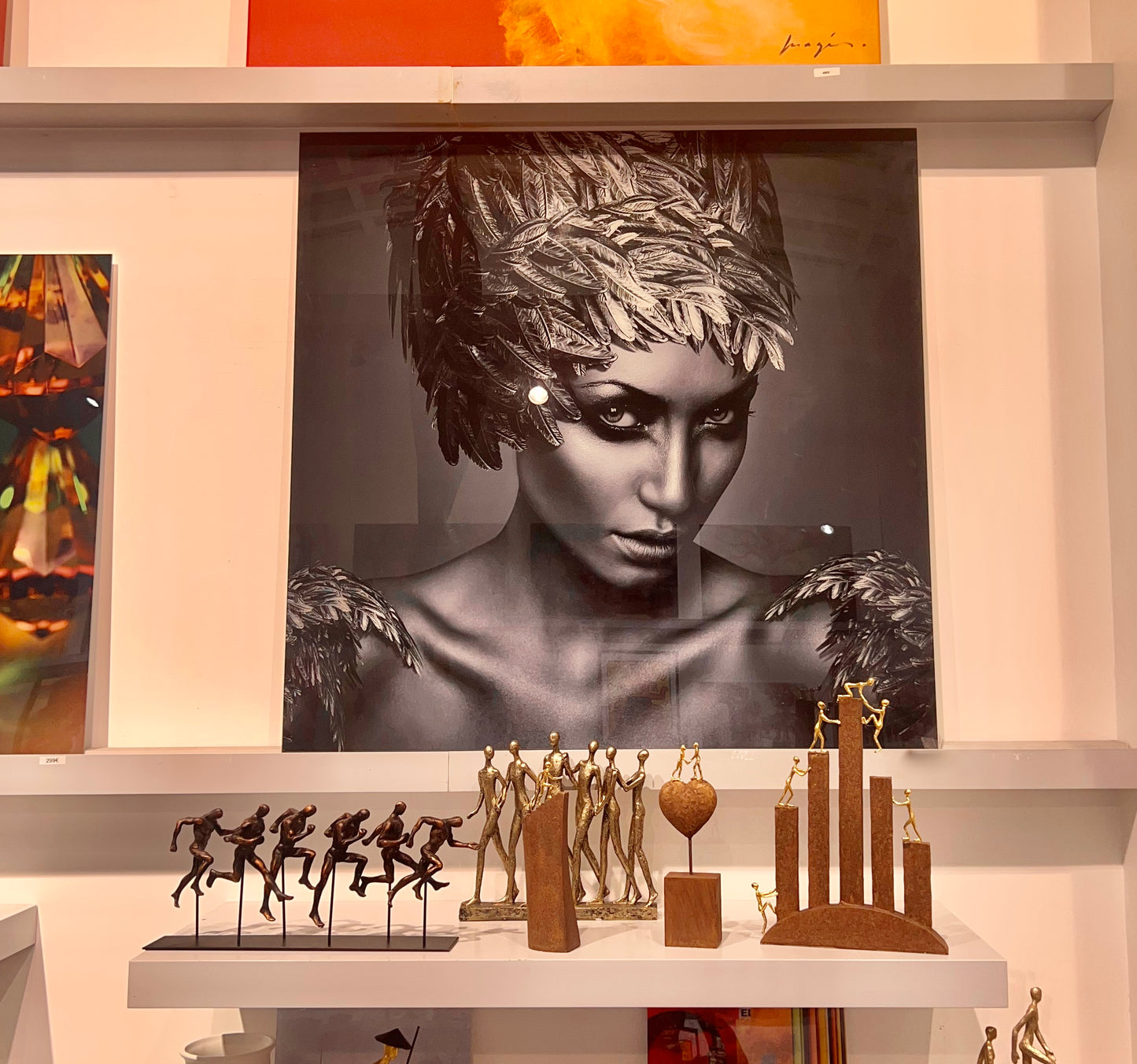 Tableau "Beauté à plumes"