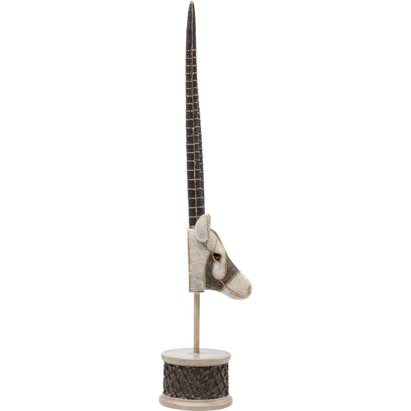 Tête d’antilope Perles