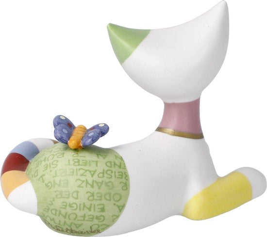 Figurine Décorative Chat Riposa James Constable Goebel porcelaine