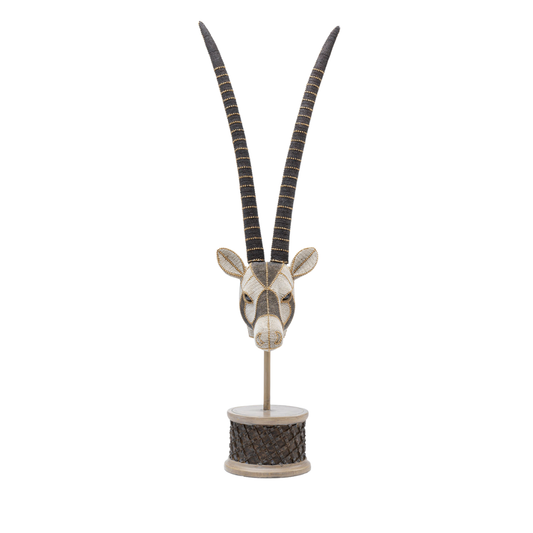 Sculpture “Antelope Head Pearls 79”