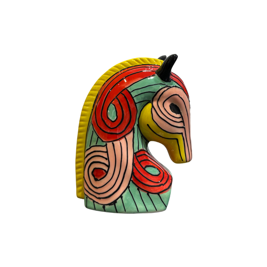 Statuette "Tête de Cheval Abstraite"