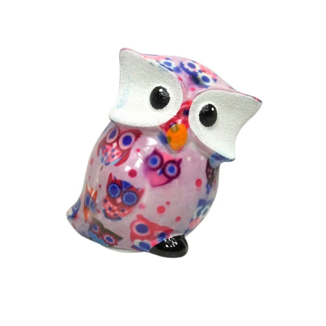 Tirelire "Chouette Otti Rose"