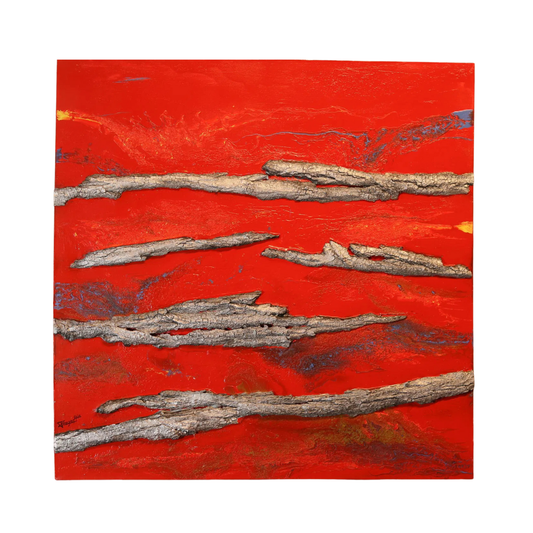 Tableau "Déchirures Métalliques"