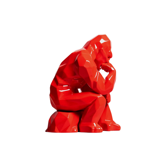 Sculpture “Kong Penseur Rouge”