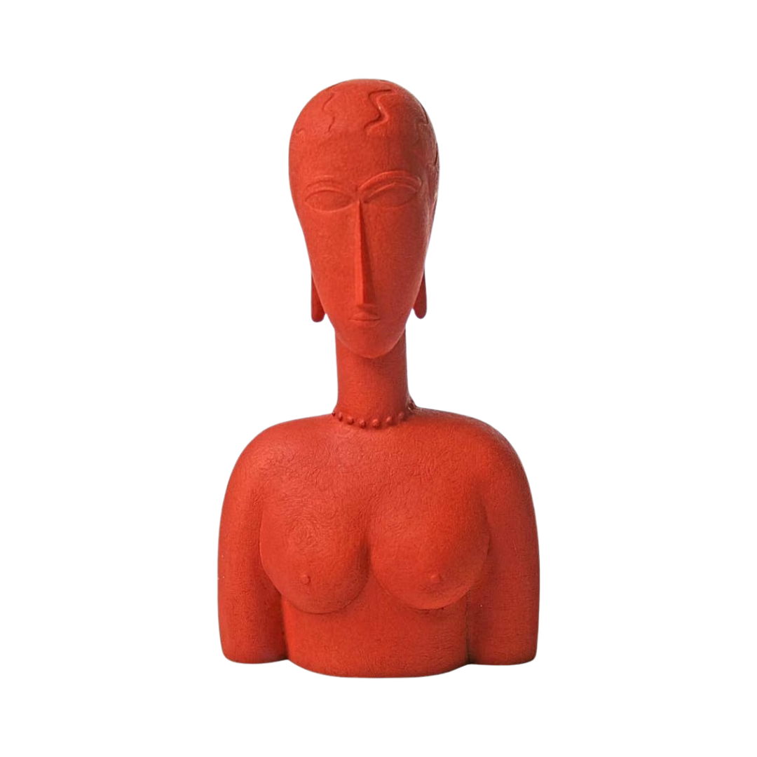 Sculpture “Buste Rouge”