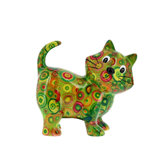 Tirelire "Chat Kiki Flower Power"