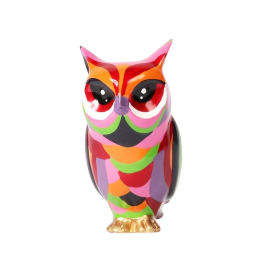 Sculpture "Lili Owl" – Rouge Orange