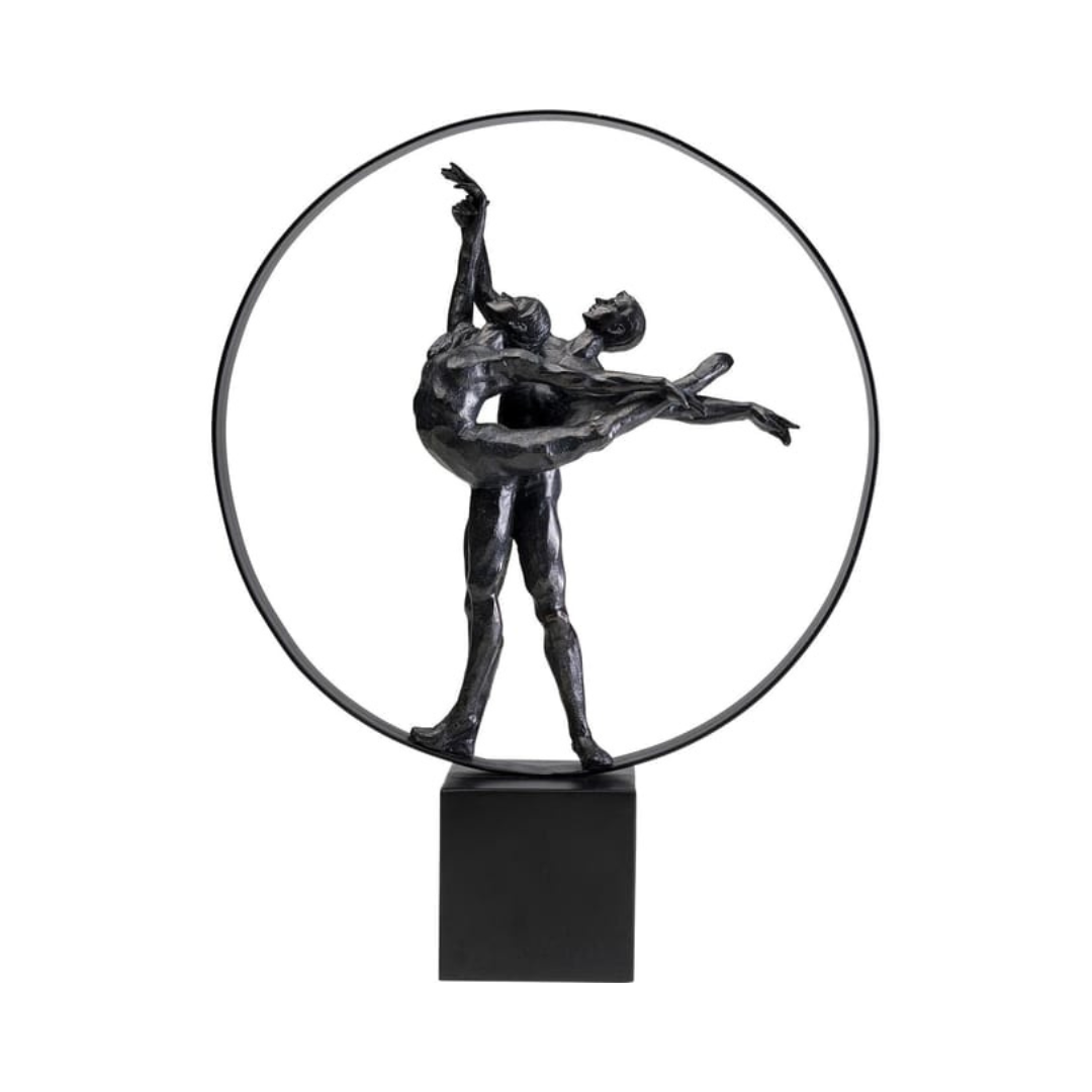 Sculpture "Couple de Danseurs en Cercle"