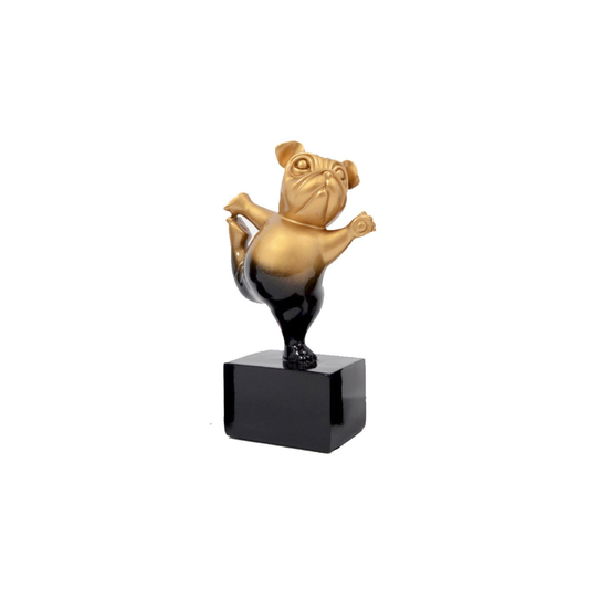 Statuette "Bouledogue Danse"