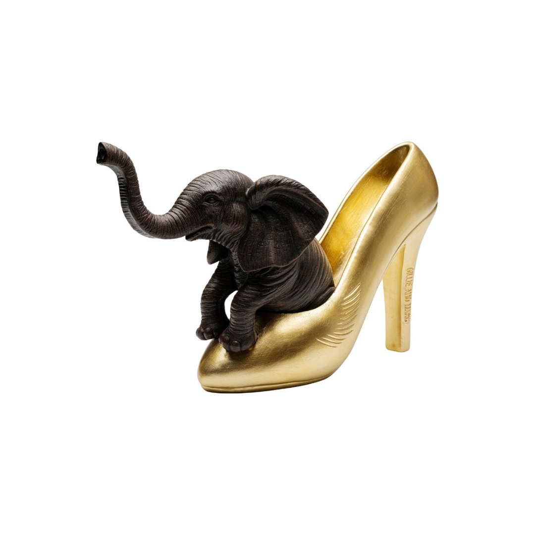 Sculpture "Éléphant Escarpin"