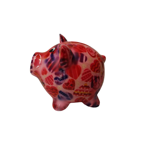 Tirelire "Rosie le Cochon Hearts Pink"