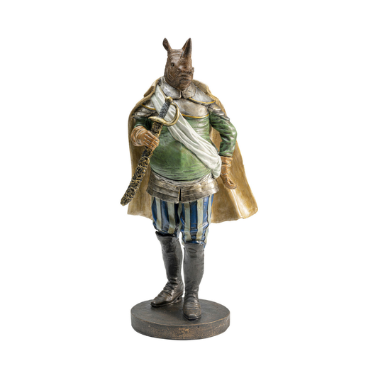 Sculpture "Sir Rhino Standing"