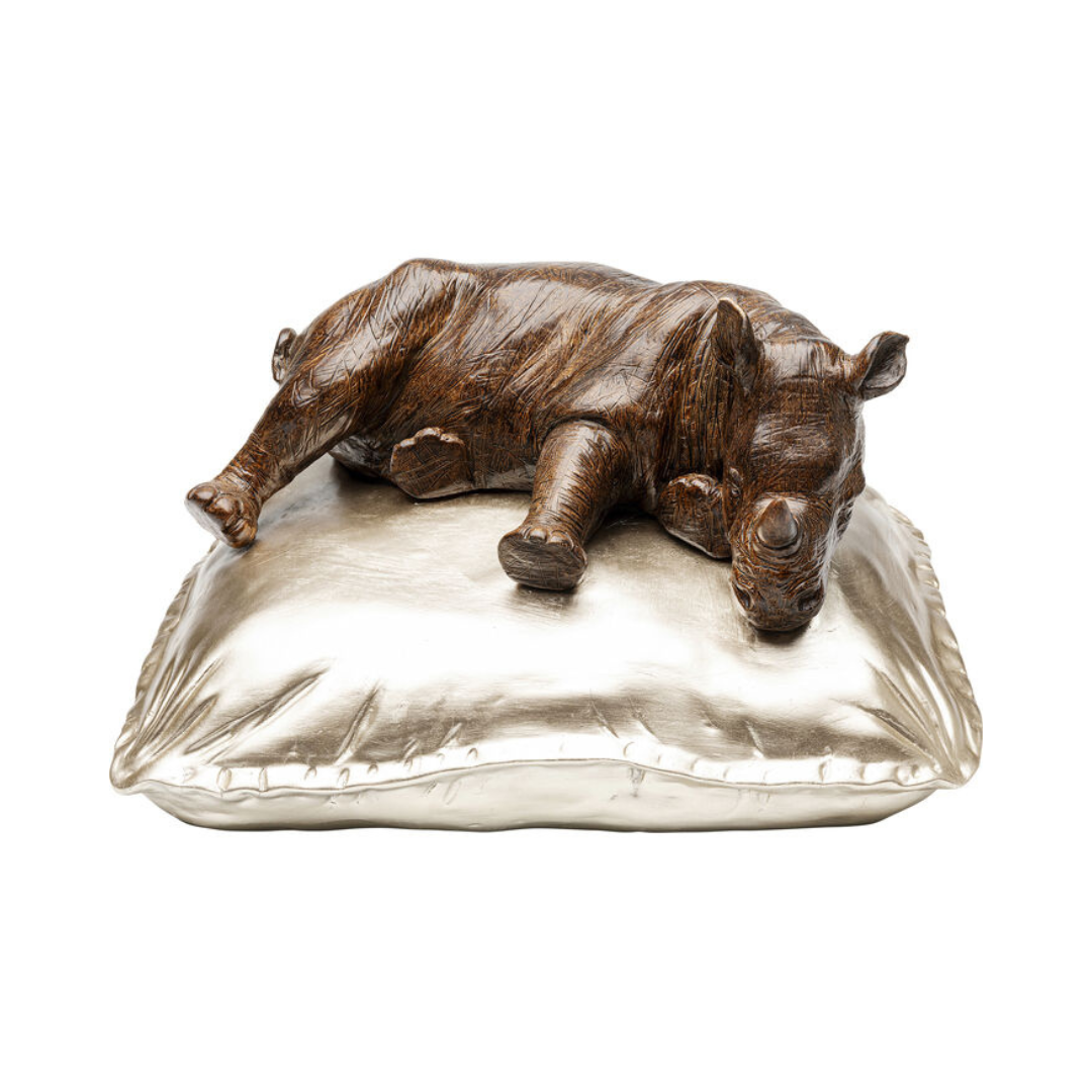 Sculpture "Sleeping Rhino"