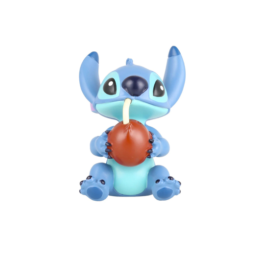 Figurine "Stitch avec une Noix de Coco"