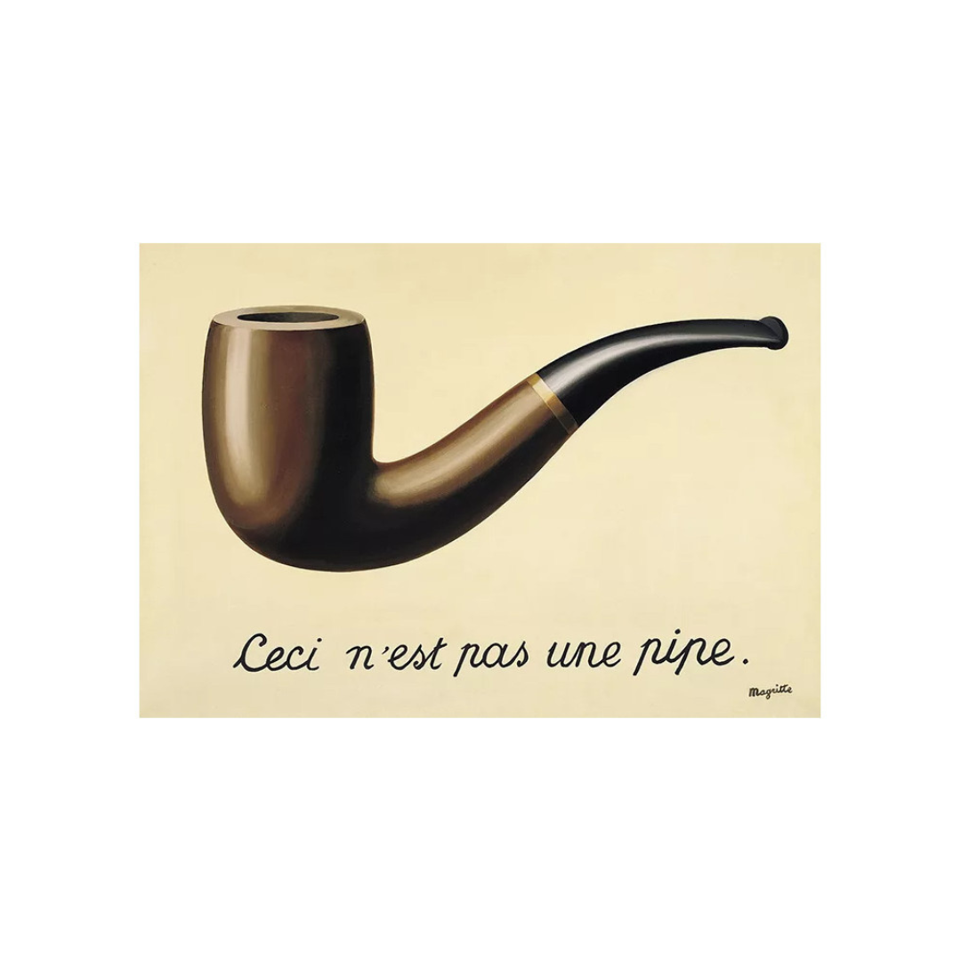 Figurine “Ceci n’est pas une pipe”