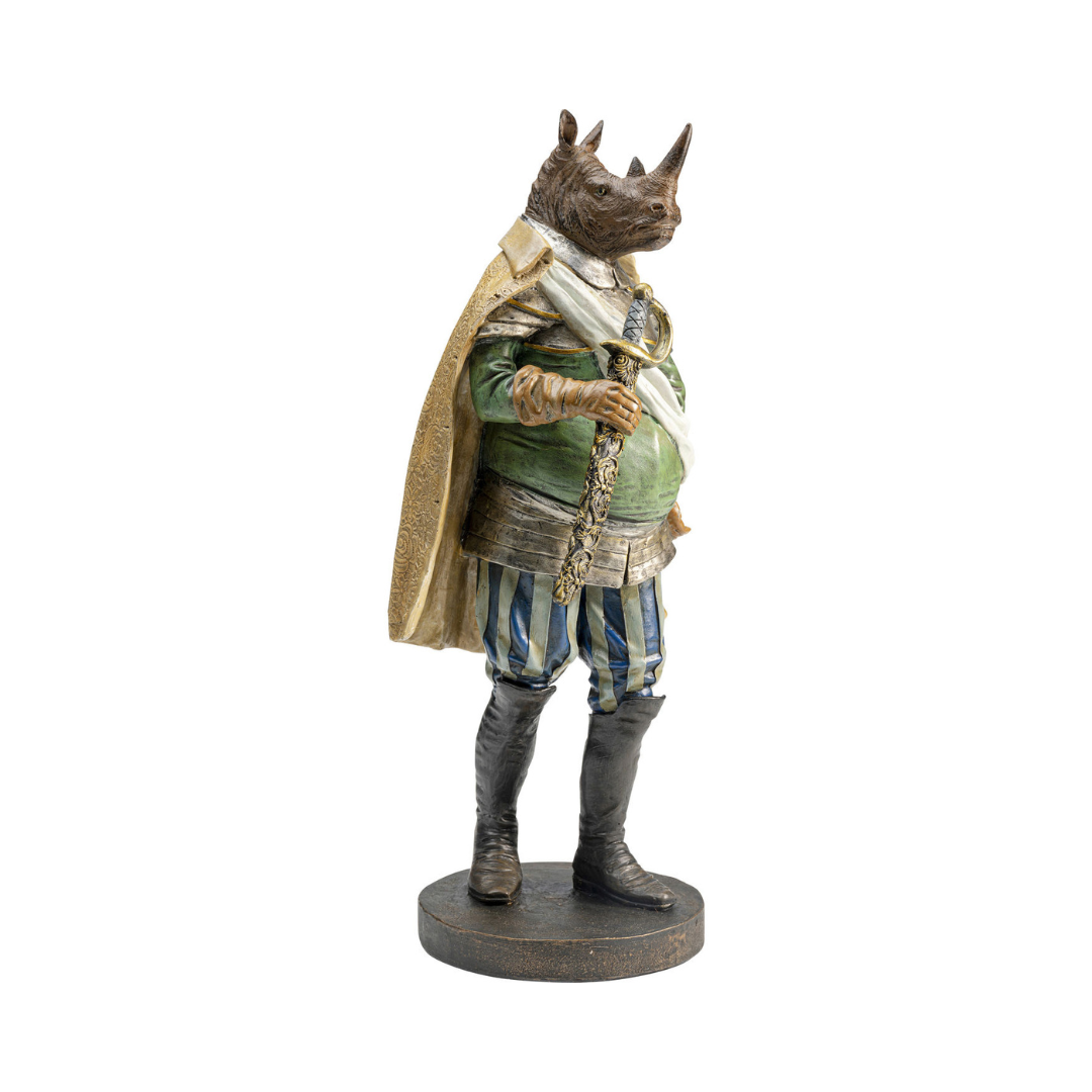 Sculpture "Sir Rhino Standing"