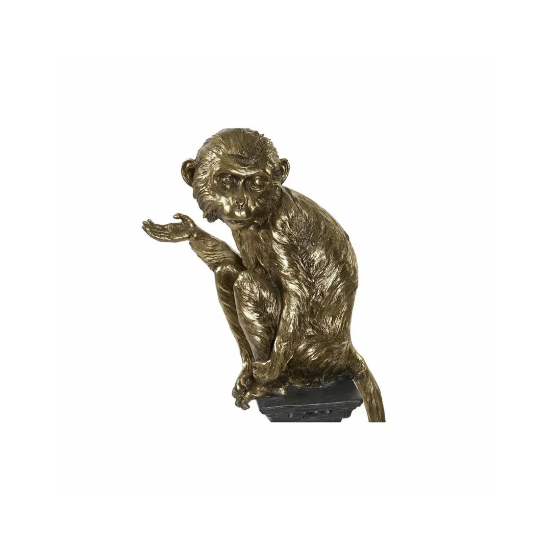 Sculpture "Singe Colonial Doré"