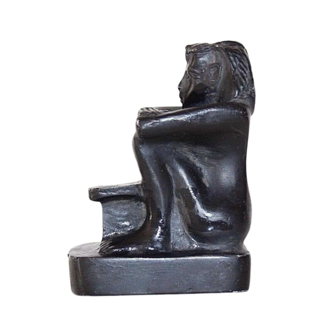 Statuette égyptienne noire