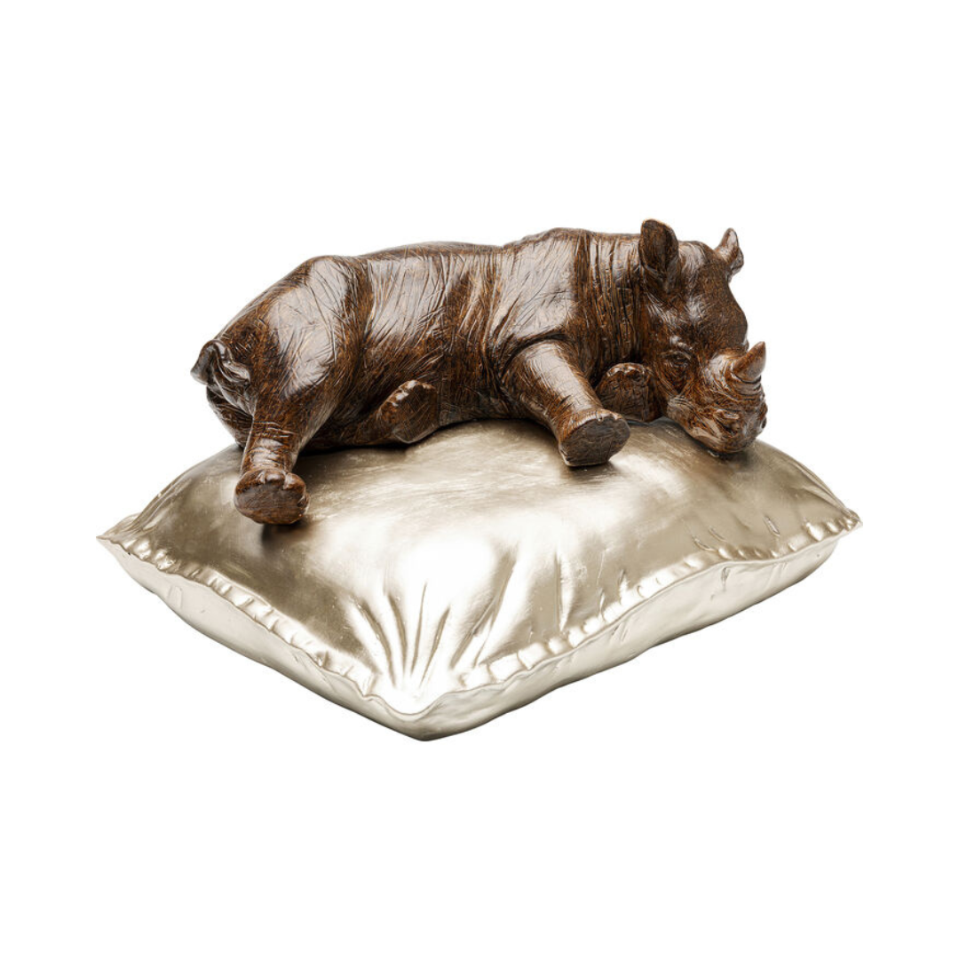 Sculpture "Sleeping Rhino"