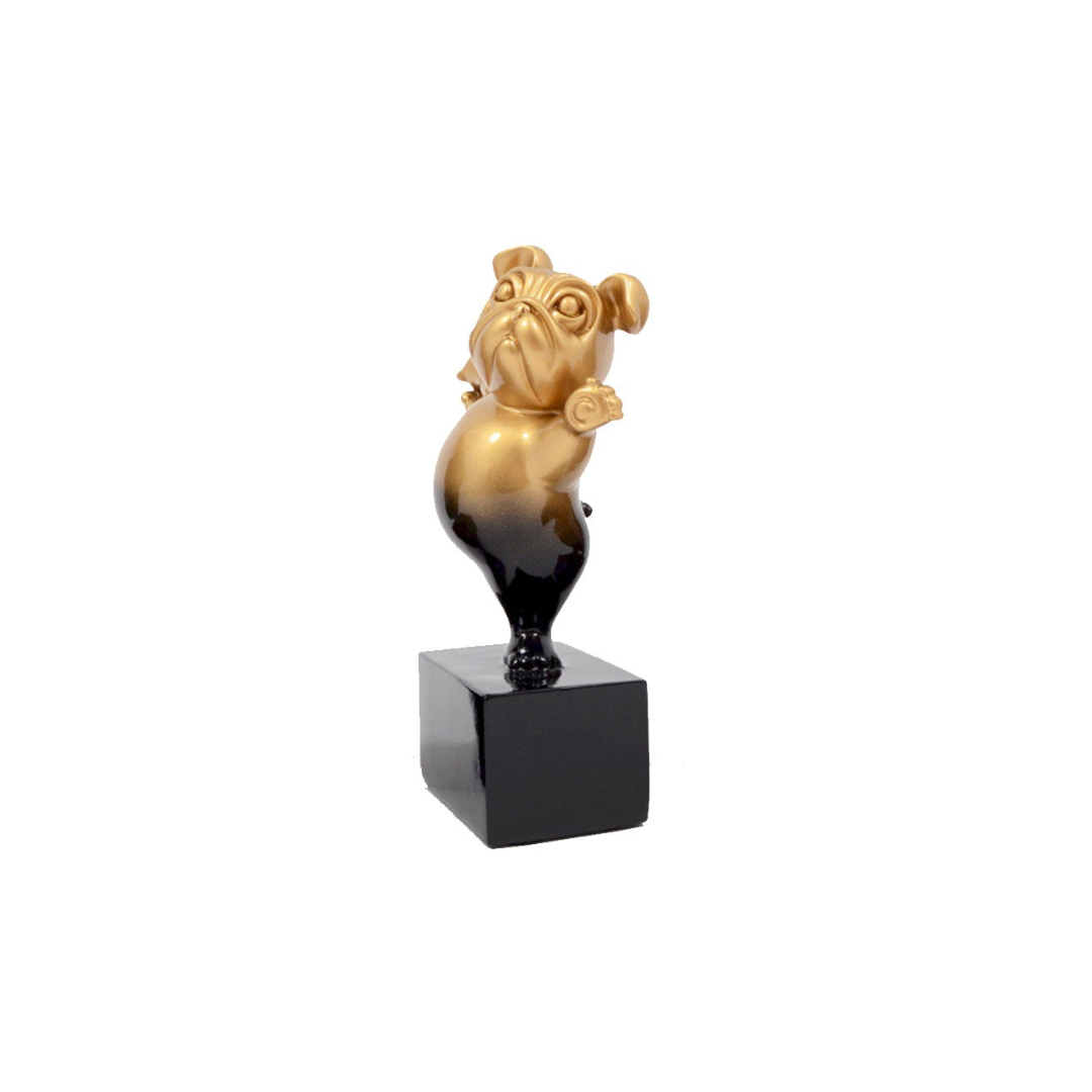 Statuette "Bouledogue Danse"