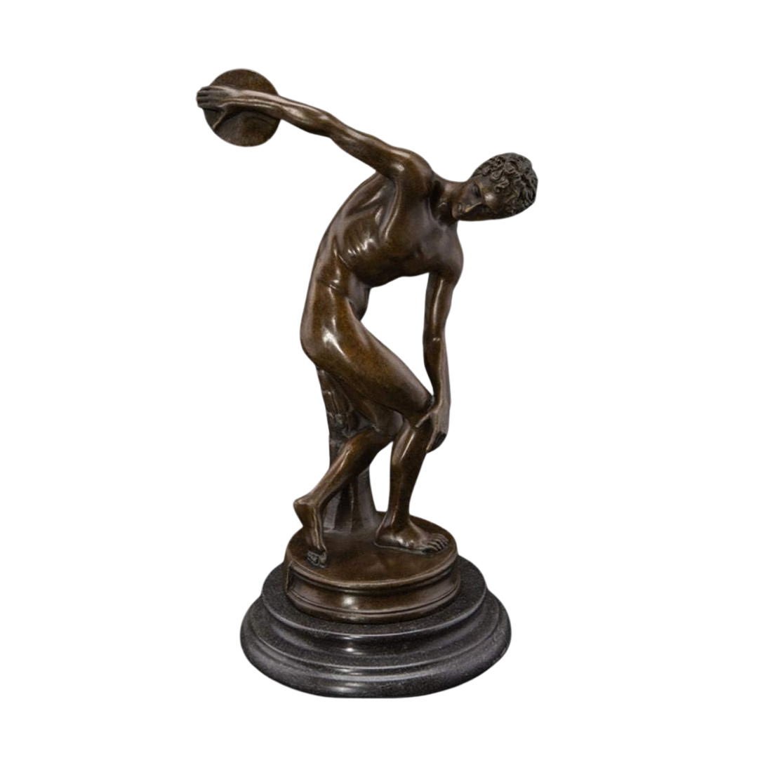 Sculpture “Homme au Disque”