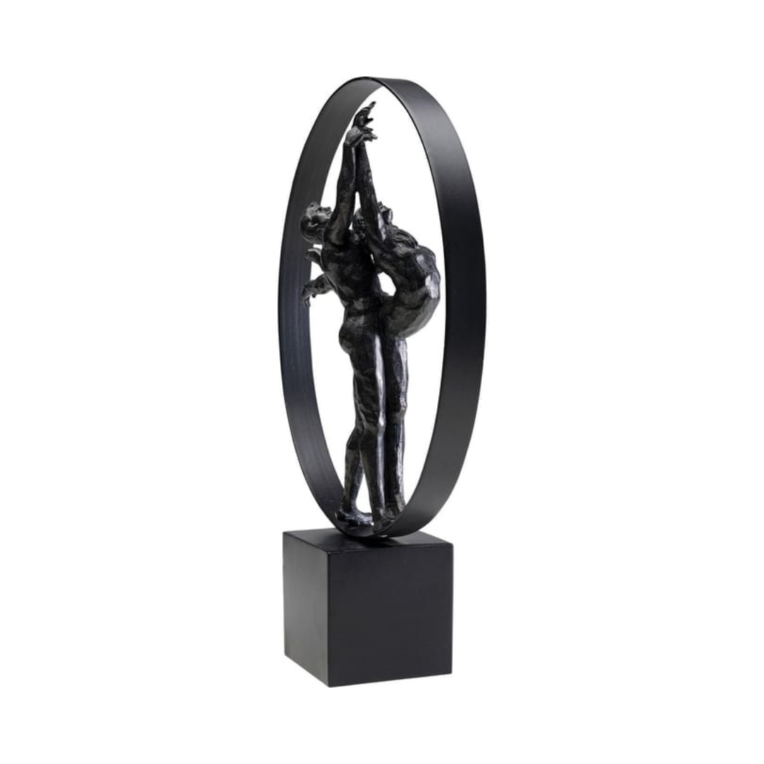 Sculpture "Couple de Danseurs en Cercle"