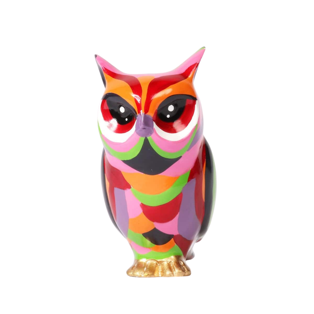 Sculpture "Lili Owl" – Rouge Orange