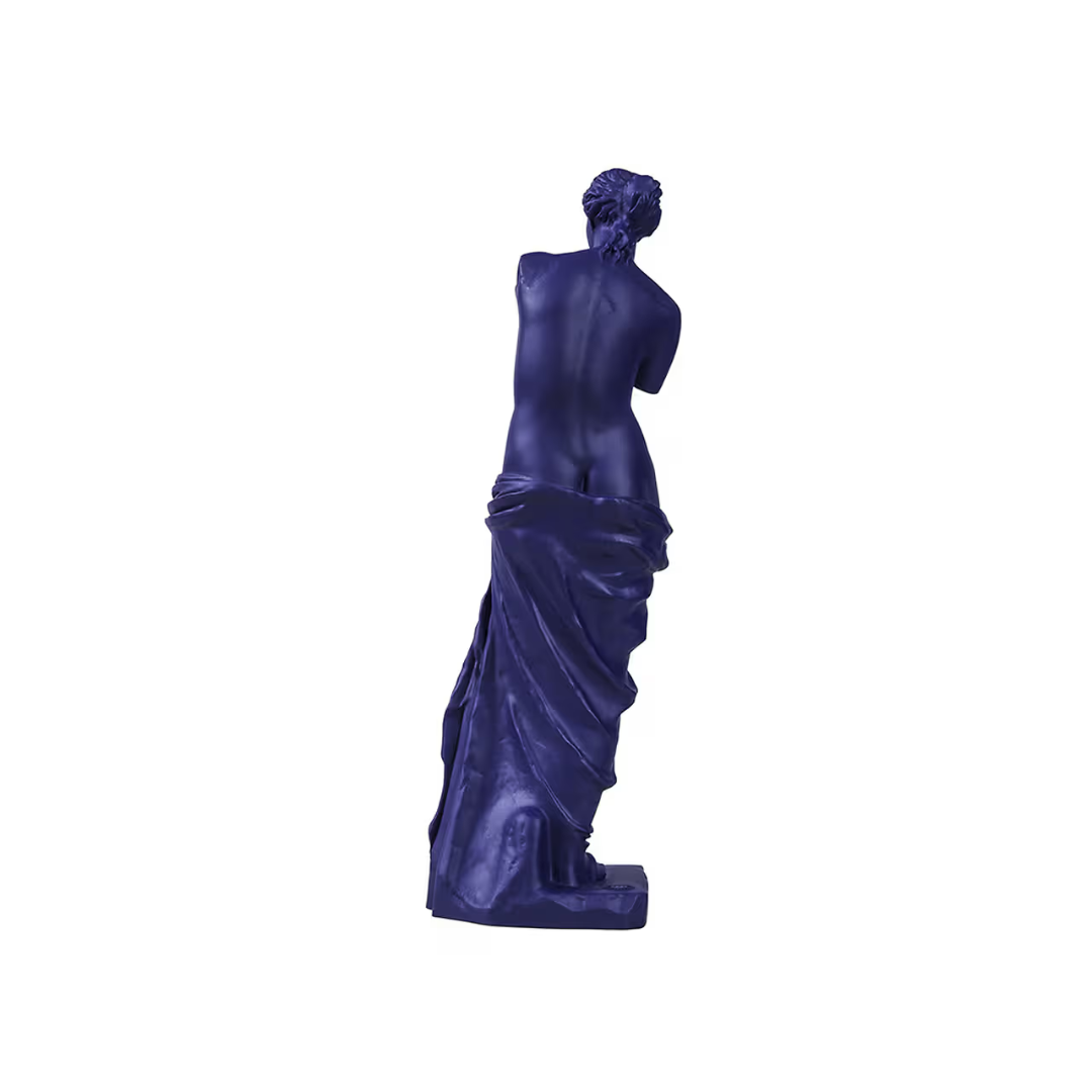 Sculpture “Vénus de Milo Pop – Bleu foncé”