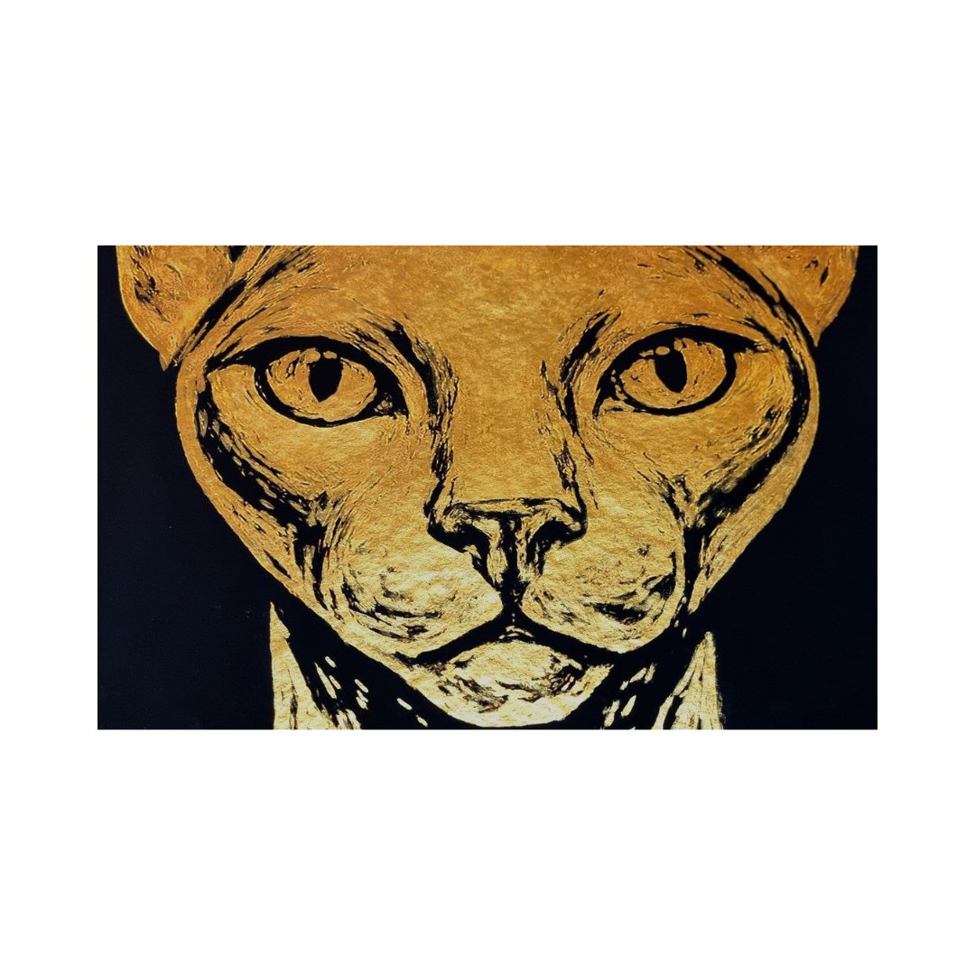 Tableau “Sphynx (Noir)”