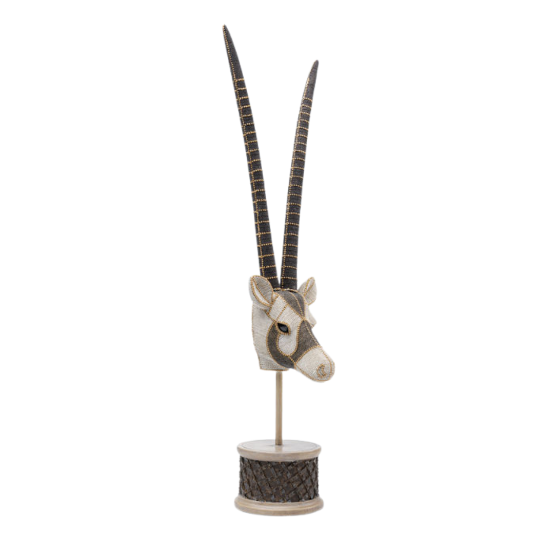 Sculpture “Antelope Head Pearls 79”