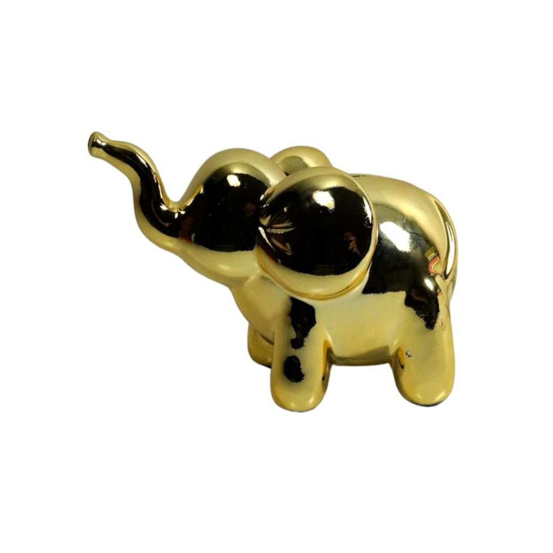 Tirelire "Éléphant Jim Doré"