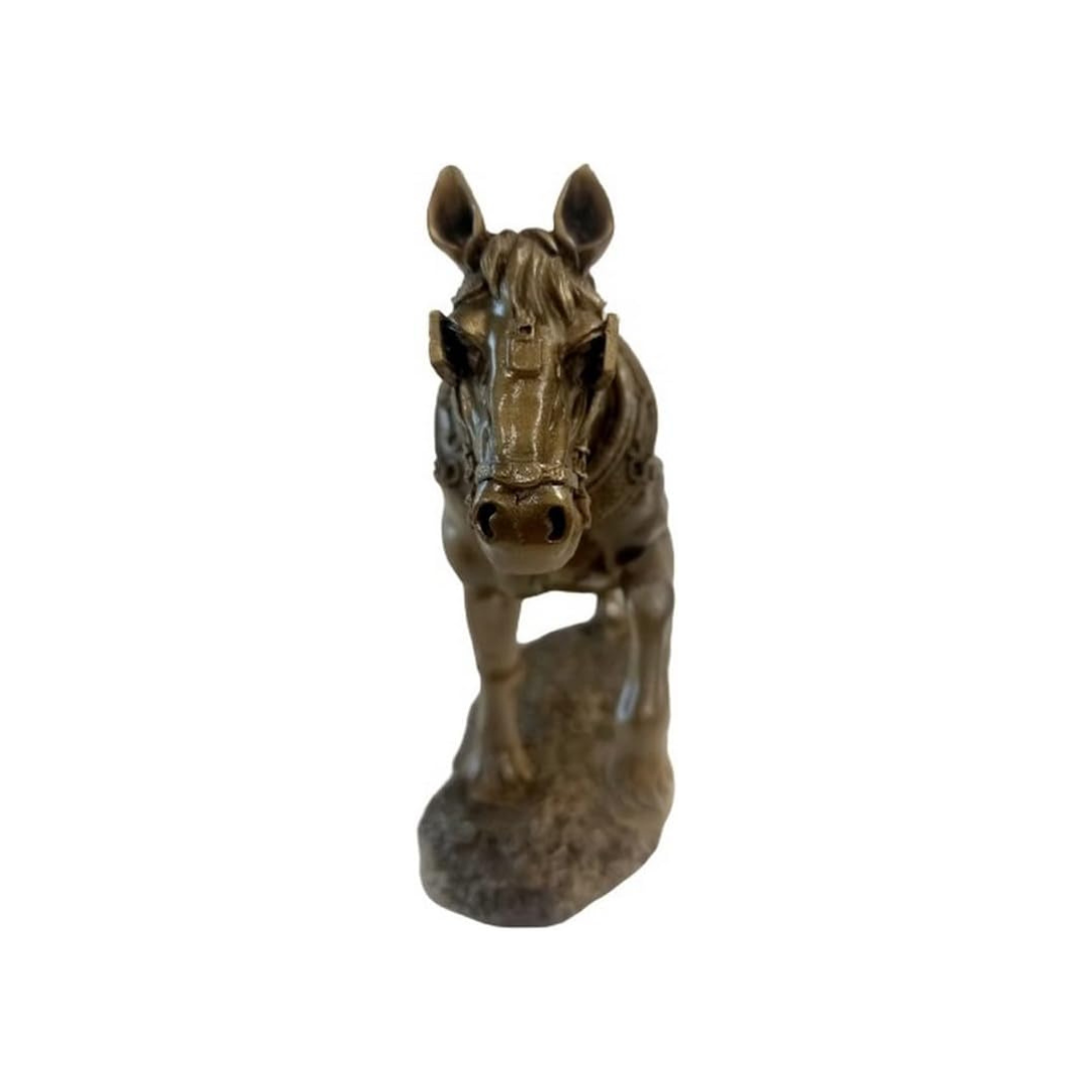 Statuette "Cheval de trait Clydesdale"