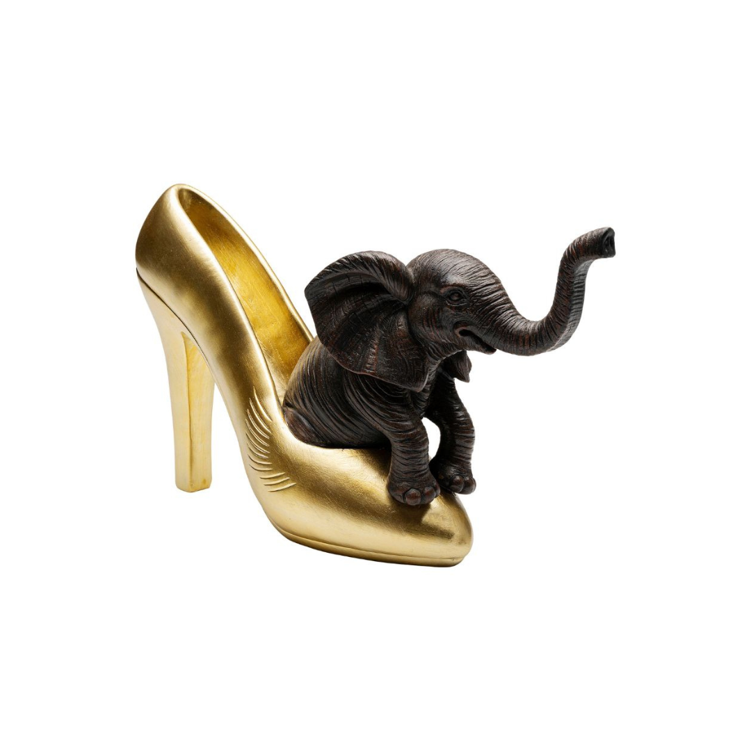 Sculpture "Éléphant Escarpin"