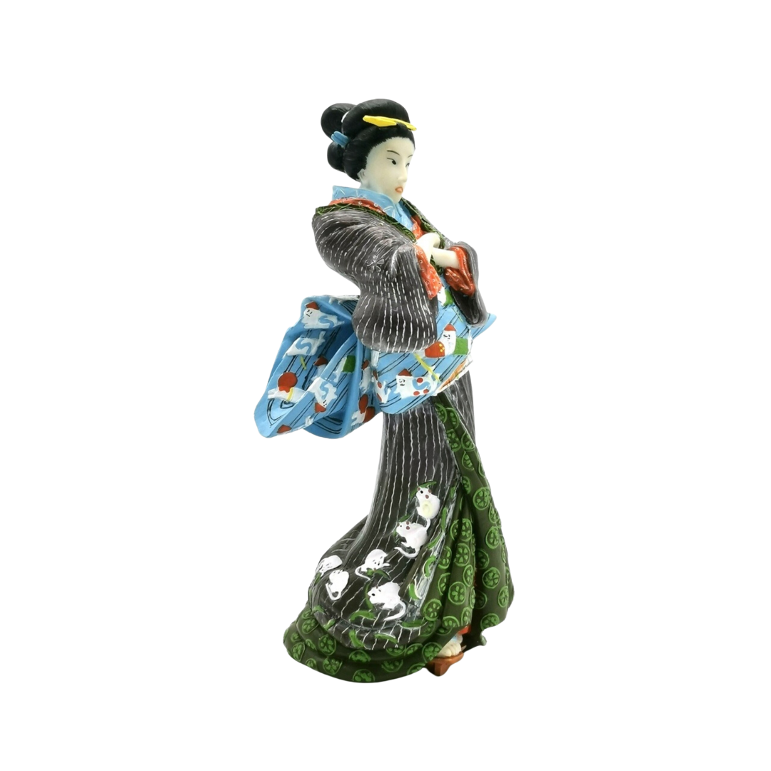 Statuette Femme Japonaise en Kimono
