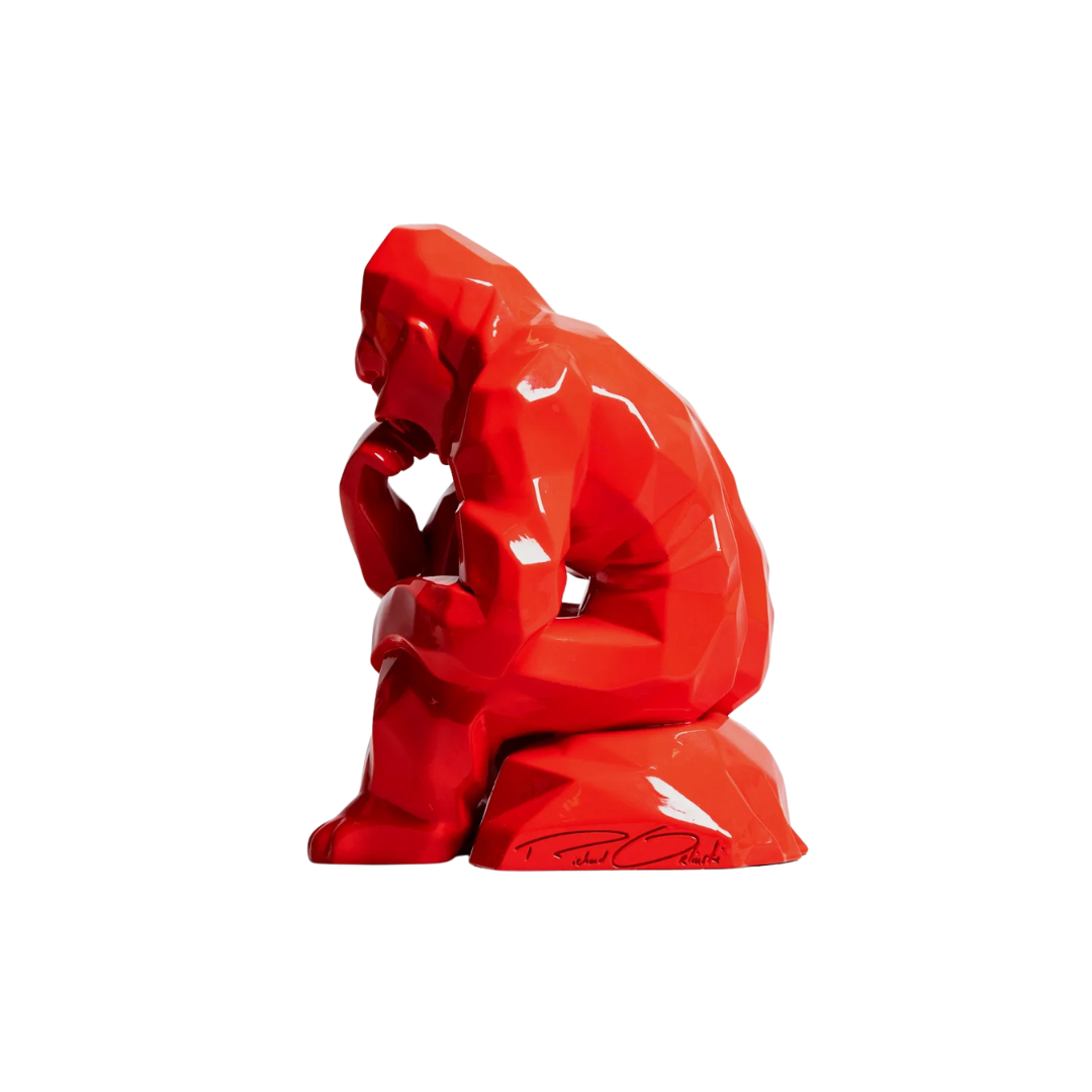 Sculpture “Kong Penseur Rouge”