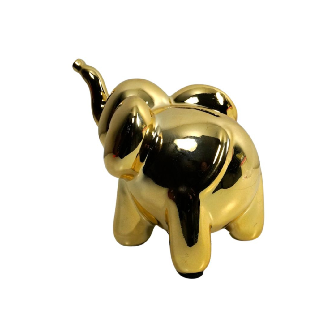 Tirelire "Éléphant Jim Doré"