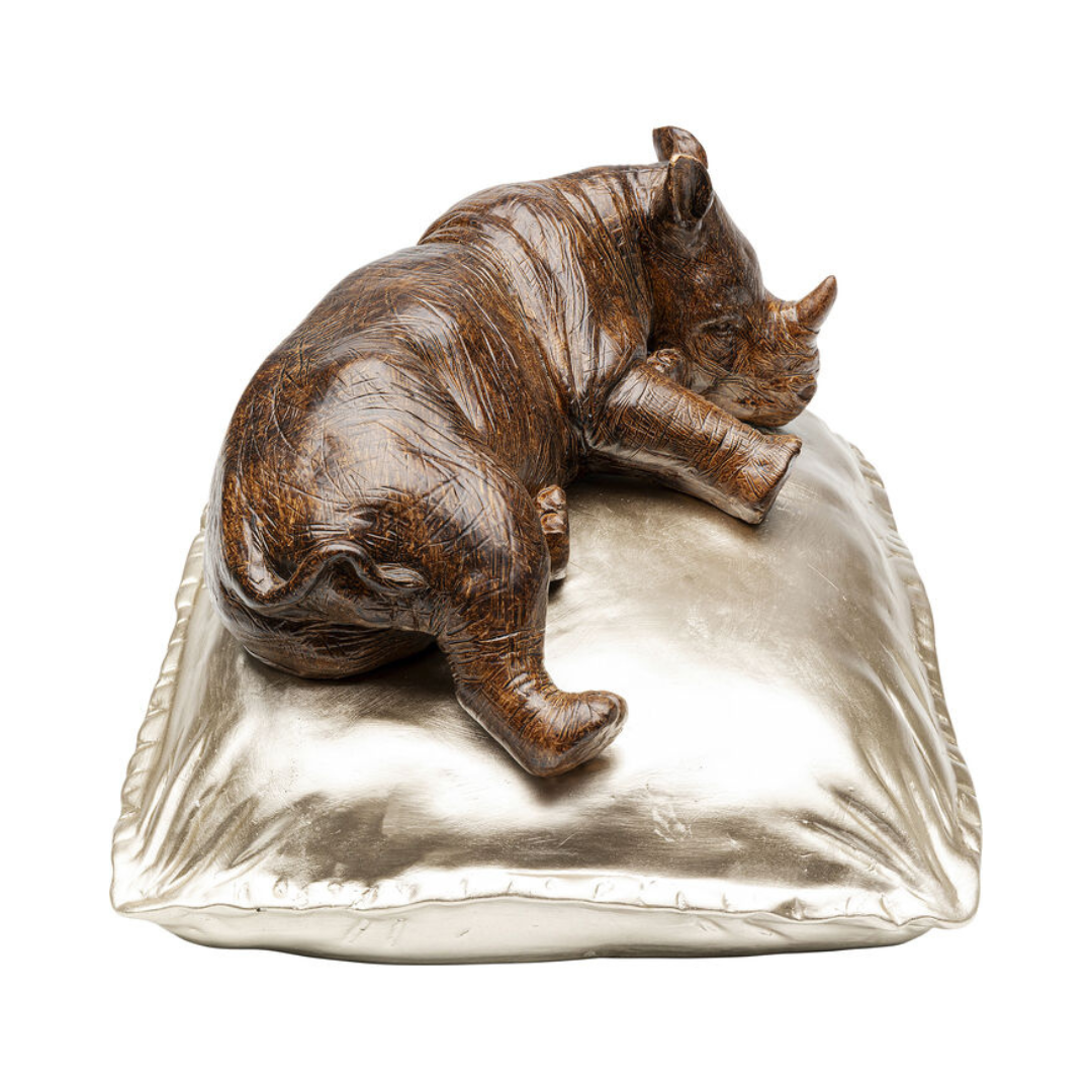 Sculpture "Sleeping Rhino"