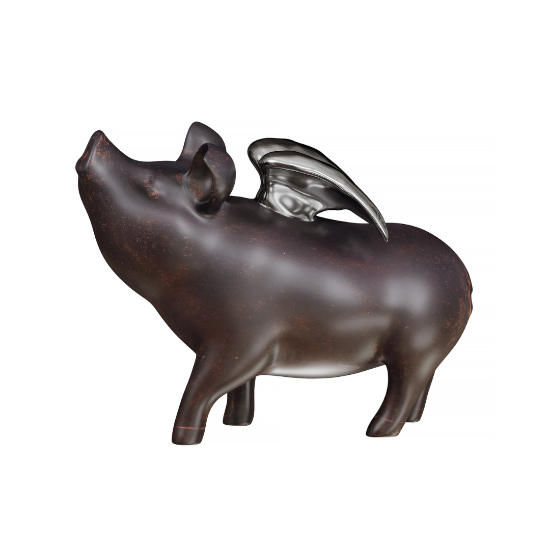Tirelire "Cochon Rockstar"