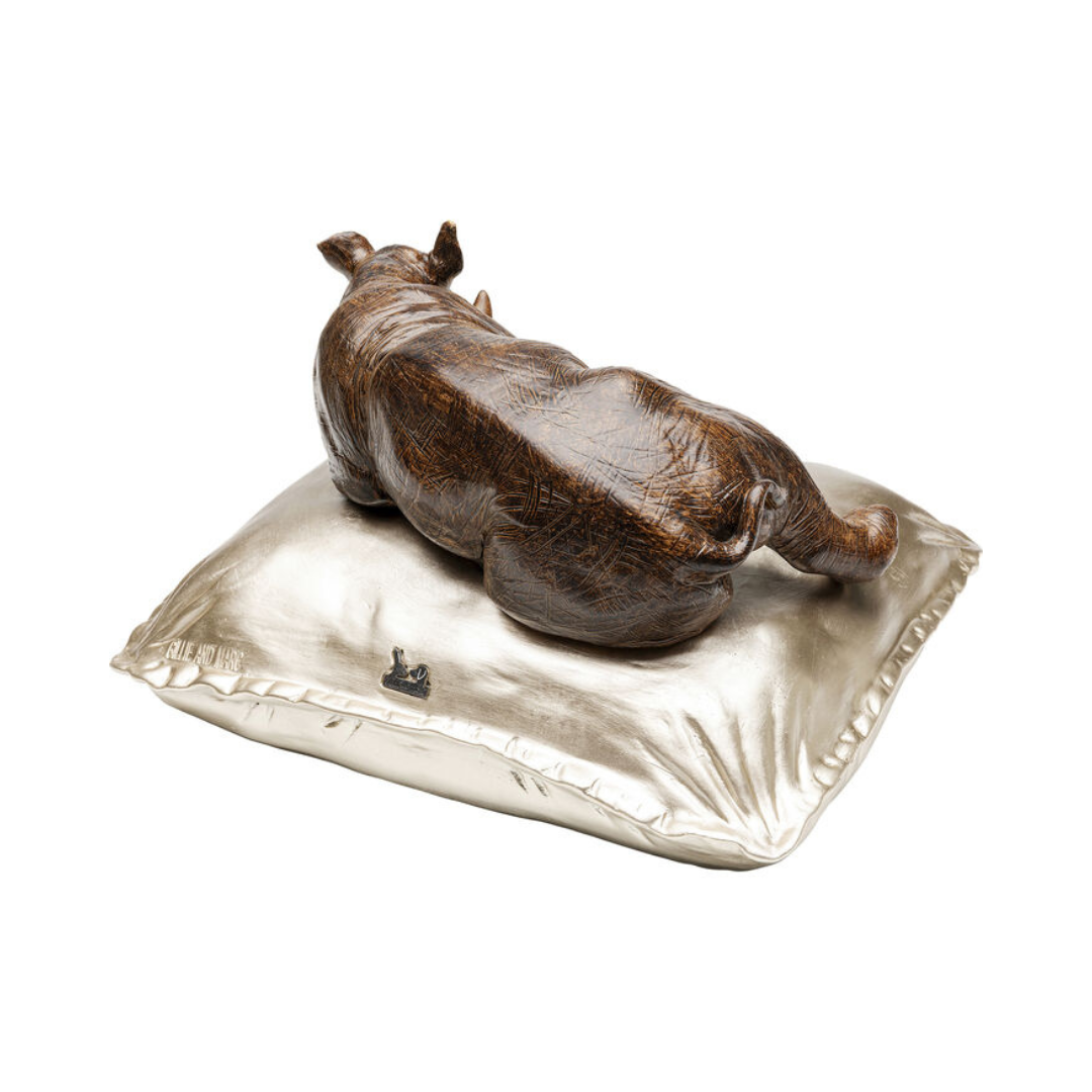 Sculpture "Sleeping Rhino"