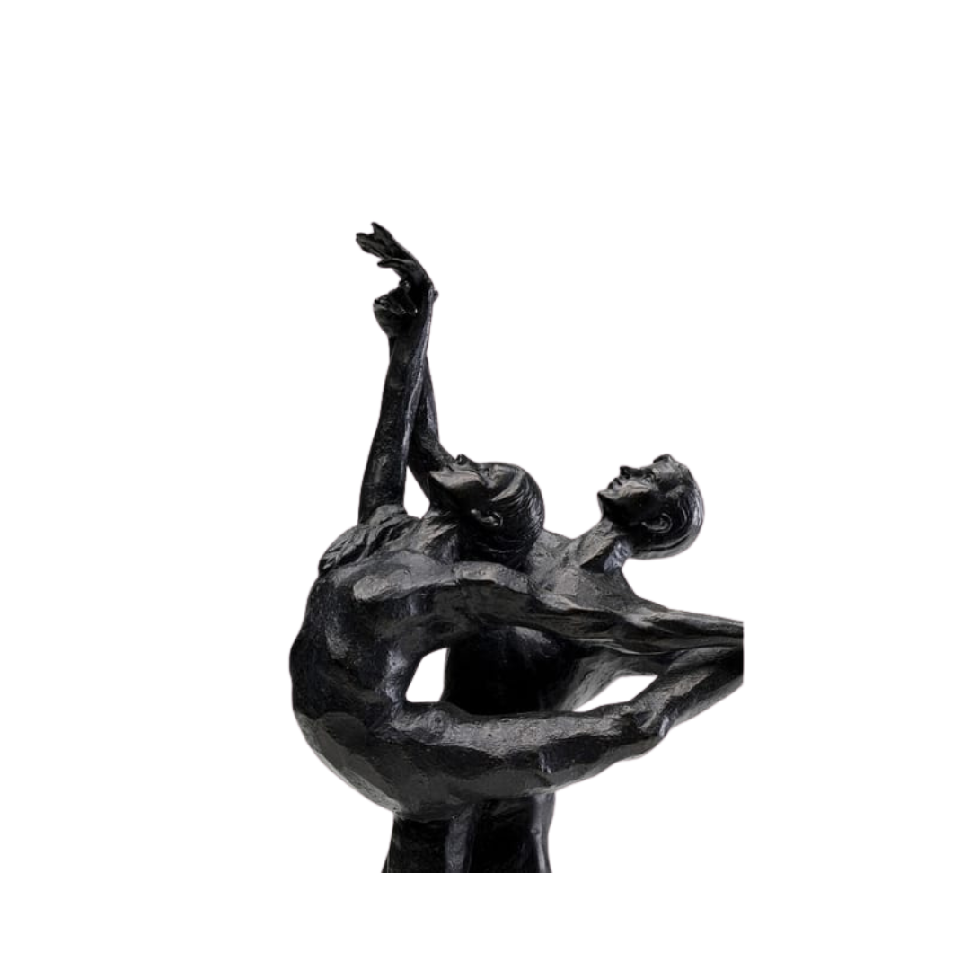 Sculpture "Couple de Danseurs en Cercle"