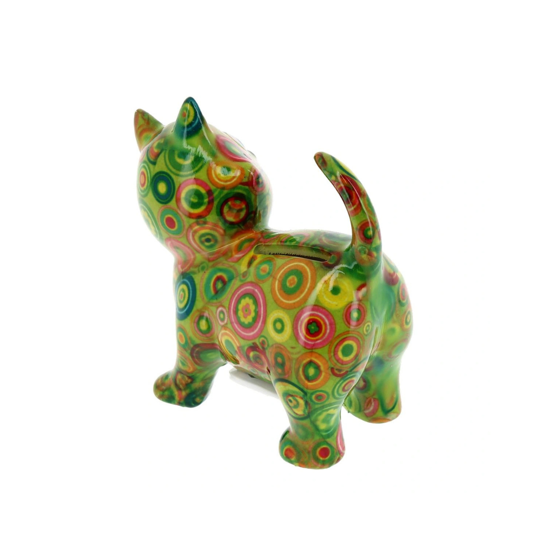 Tirelire "Chat Kiki Flower Power"