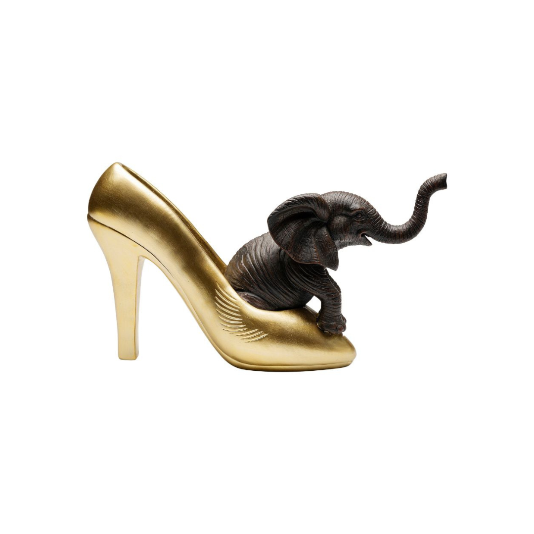 Sculpture "Éléphant Escarpin"