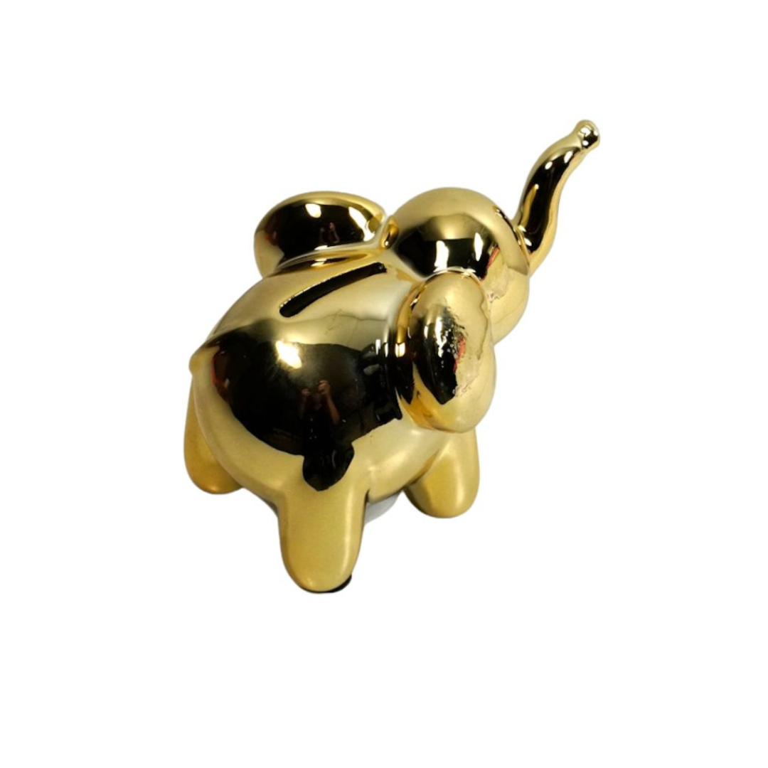Tirelire "Éléphant Jim Doré"